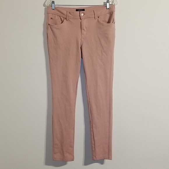 Ambiance women's maroon stretch leggings large - Picture 3 of 17